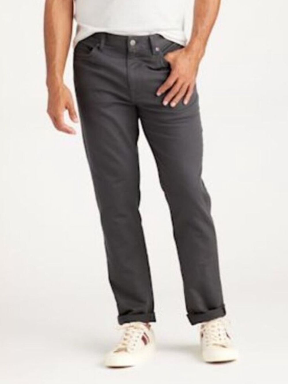 NWOT Quince Men Stretch Traveler 5-Pocket Pants Athletic Dark Charcoal 32x30